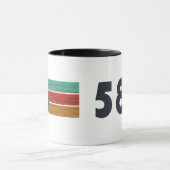 geboren 1958 Vintager Geburtstag Tasse (Zentrum)