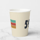 geboren 1959 Vintager Geburtstag Pappbecher (Links)