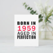 Geboren 1959 volljährig postkarte (Stehend Vorderseite)