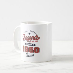 Geboren 1960 Geburtstag Kaffeetasse