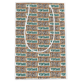 Geboren 1960 Mittelgeschenktasche Mittlere Geschenktüte