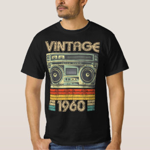 Geboren 1960 Radio Retro, 1960 Geburtstagsgeschenk T-Shirt