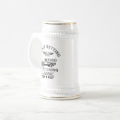 geboren 1960 Vintage Geburtstagsgeschenke Bierglas (Vorderseite Links)