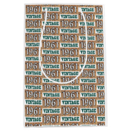 Geboren 1961 Mittelgeschenktasche Mittlere Geschenktüte