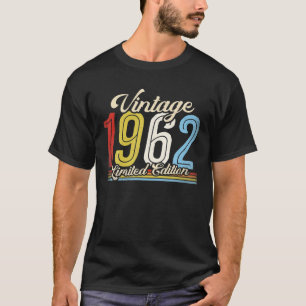 Geboren 1962 60. Geburtstag Vintag Classic Limited T-Shirt