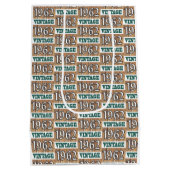 Geboren 1962 Mittelgeschenktasche Mittlere Geschenktüte (Rückseite)