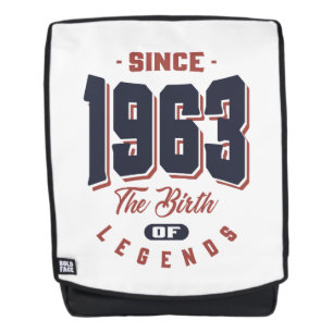 Geboren 1963 Geburtstag Rucksack