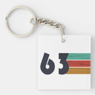 geboren 1963 Vintage Geburtstagsgeschenke Schlüsselanhänger