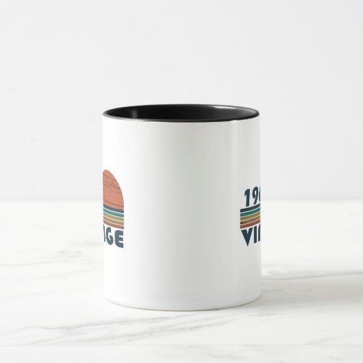 Geboren 1963 Vintager Geburtstag Tasse (Zentrum)