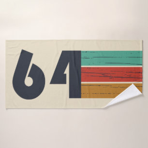 geboren 1964 Vintager Geburtstag Badehandtuch