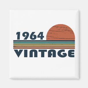 Geboren 1964 Vintager Geburtstag Magnet