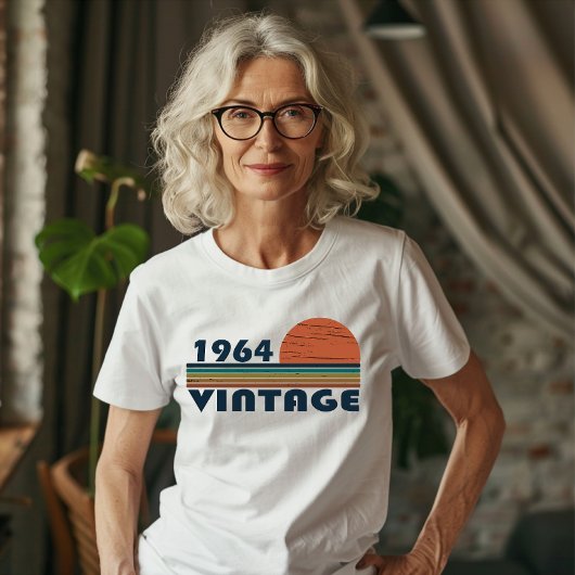 Geboren 1964 Vintager Geburtstag T-Shirt