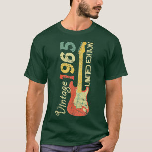 Geboren 1965, Acustic Electric Bass Guitar Music B T-Shirt