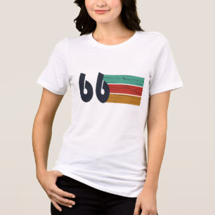 Geboren 1966 Geburtstagsgeschenk zum 60. Tri-Blend Shirt