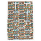 Geboren 1966 Mittelgeschenktasche Mittlere Geschenktüte (Rückseite)