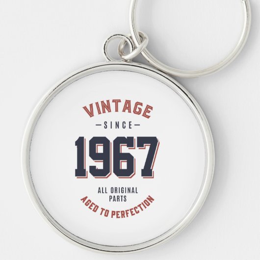 Geboren 1967 Geburtstag Schlüsselanhänger (Vorne)