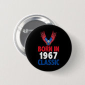 Geboren 1967 klassisch button (Vorne & Hinten)