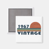 Geboren 1967 Vintage Geburtstagsgeschenke Magnet (Vorderseite/Rückseite)