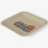 Geboren 1967 Vintage Geburtstagsgeschenke Pappteller (Gewinkelt)