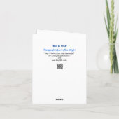 Geboren 1968 Geburtstagskarte Karte (Rückseite)