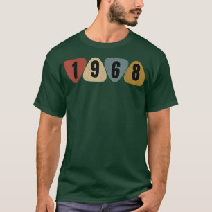 Geboren 1968 Gitarrist Plektrum Music Birthday T-Shirt