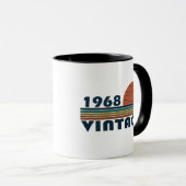 Geboren 1968 Vintager Geburtstag Tasse (VorderseiteRechts)