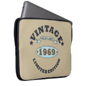 Geboren 1969 Vintage Geburtstagsgeschenke Laptopschutzhülle (Vorne Rechts)