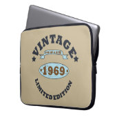 Geboren 1969 Vintage Geburtstagsgeschenke Laptopschutzhülle (Vorderseite Links)
