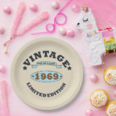 Geboren 1969 Vintage Geburtstagsgeschenke Pappteller (Party)