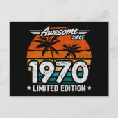 Geboren 1970 Limited Edition Retro Phantastisch se Postkarte (Vorderseite)