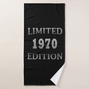 Geboren 1970 limitierte Auflage 54. Geburtstag Badehandtuch
