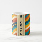 Geboren 1970 Persönliche Umarmung - 70er Groovy St Kaffeetasse (Mittel)