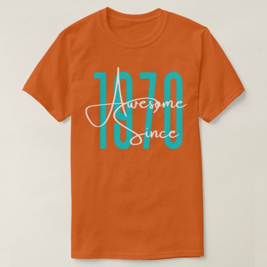 Geboren 1970 T-Shirt (Design vorne)