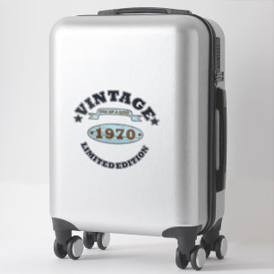 Geboren 1970 Vintage Geburtstagsgeschenke Aufkleber