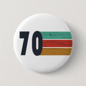 Geboren 1970 Vintage Geburtstagsgeschenke Button (Vorderseite)