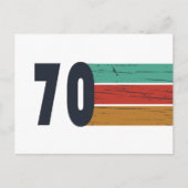Geboren 1970 Vintage Geburtstagsgeschenke Feiertagspostkarte (Vorderseite)