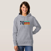 Geboren 1970 Vintage Geburtstagsgeschenke Hoodie (Vorne ganz)