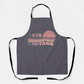 Geboren 1970 Vintage Geburtstagsgeschenke Schürze (Vorderseite)
