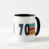 Geboren 1970 Vintage Geburtstagsgeschenke Tasse (VorderseiteRechts)