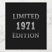 Geboren 1971 53. weinetikett (Einzelnes Label)