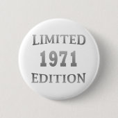 Geboren 1971 Geburtstagsparty Button (Vorderseite)