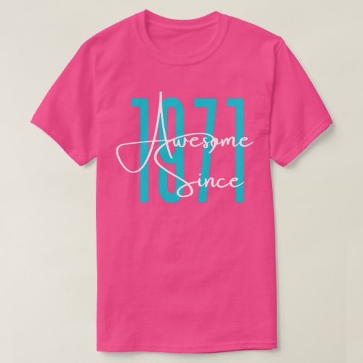 Geboren 1971 T-Shirt (Design vorne)