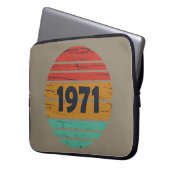 Geboren 1971 Vintages Geburtstagsgeschenk Laptopschutzhülle (Vorderseite Links)