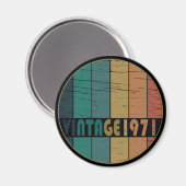 Geboren 1971 Vintages Geburtstagsgeschenk Magnet (Vorderseite/Rückseite)