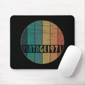 Geboren 1971 Vintages Geburtstagsgeschenk Mousepad (Mit Mouse)