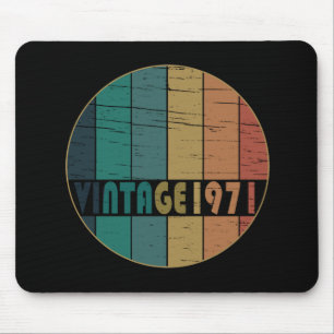 Geboren 1971 Vintages Geburtstagsgeschenk Mousepad