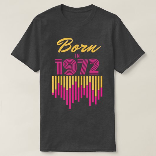 Geboren 19721 T-Shirt (Design vorne)