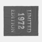 geboren 1972 Geburtstag in limitierter Auflage Fleecedecke (Vorderseite (Horizontal))