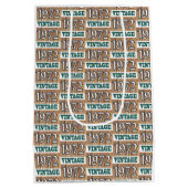 Geboren 1972 Mittelgeschenktasche Mittlere Geschenktüte (Rückseite)