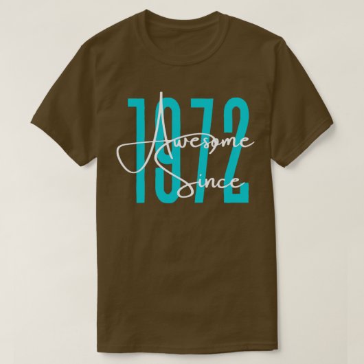 Geboren 1972 T-Shirt (Design vorne)